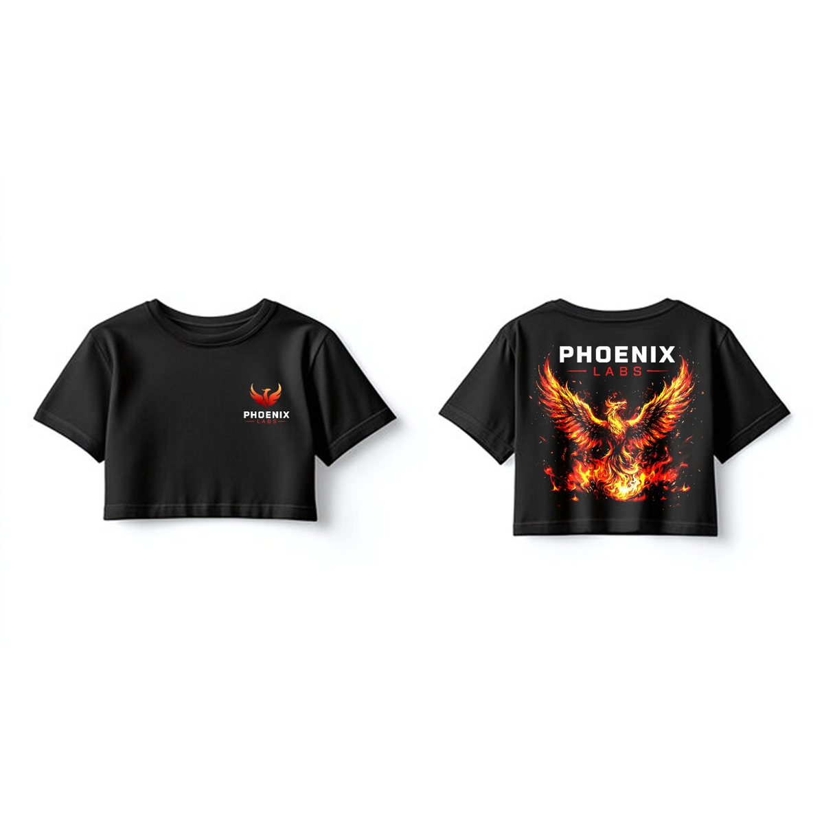 Phoenix Labs Apparel (2) Phoenix Lab Crop Top - Image 1
